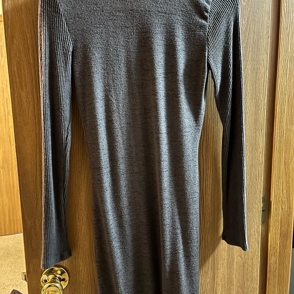 Gray Sweater Dress - Picture 2 of 2